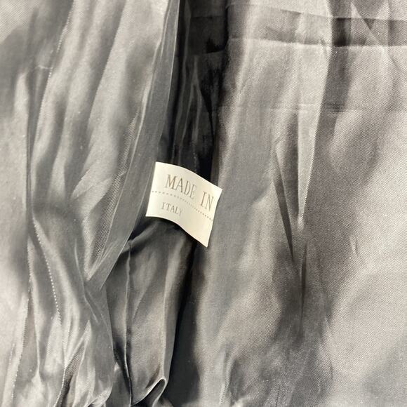 SF Superlative Fashion black moto jacket grunge dark faux leather size M - Picture 9 of 11